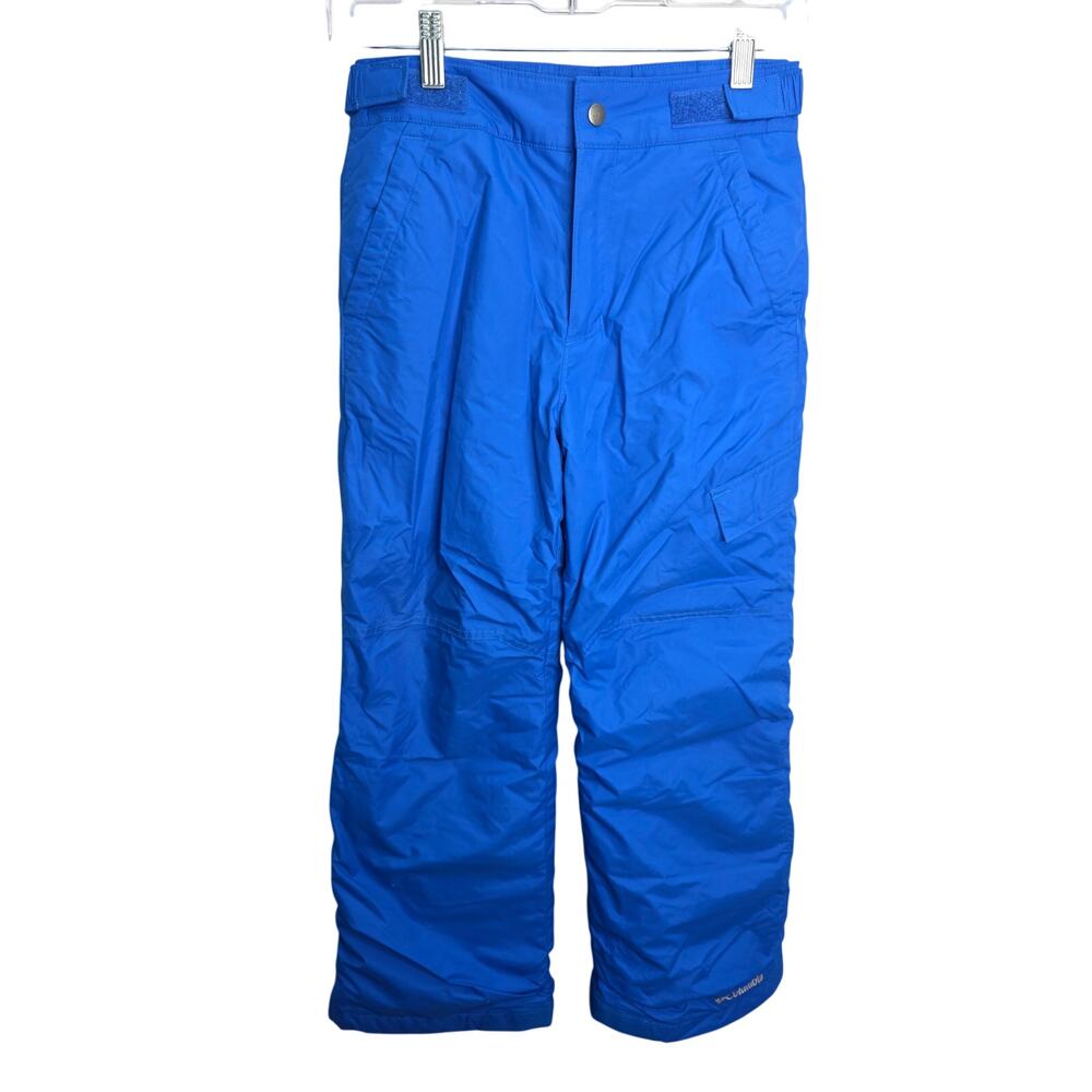 Columbia Kids Snow Pants Boys Girls M Blue Insulated Ski Snowboard Pants